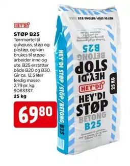 jem & fix STØP B25 tilbud