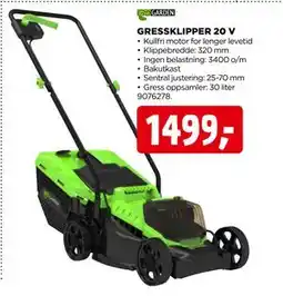 jem & fix GRESSKLIPPER 20 V tilbud