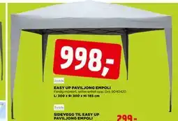 jem & fix EASY UP PAVILJONG EMPOLI tilbud