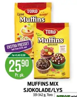 Kiwi MUFFINS MIX SJOKOLADE/LYS tilbud
