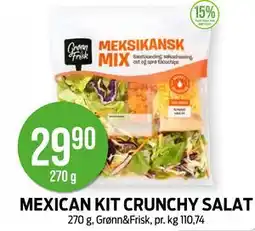 Kiwi MEXICAN KIT CRUNCHY SALAT tilbud
