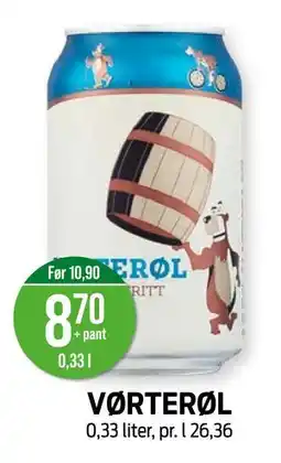 Kiwi VØRTERØL tilbud