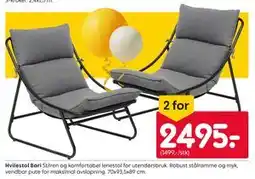 Rusta Hvilestol Bari tilbud