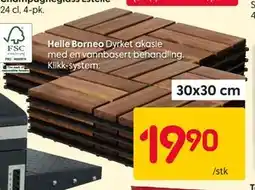 Rusta Helle Borneo tilbud