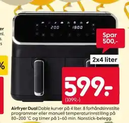 Rusta Airfryer Dual tilbud