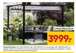 Rusta Pergola Rhodos tilbud