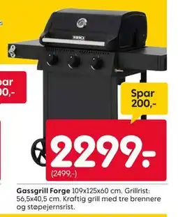 Rusta Gassgrill Forge tilbud