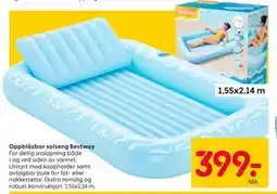 Rusta Oppblåsbar solseng Bestway tilbud