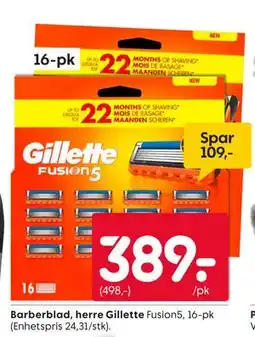 Rusta Barberblad, herre Gillette tilbud