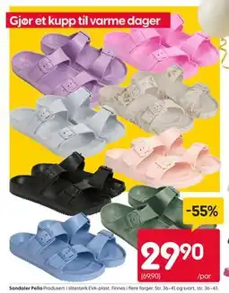 Rusta Sandaler Pella tilbud