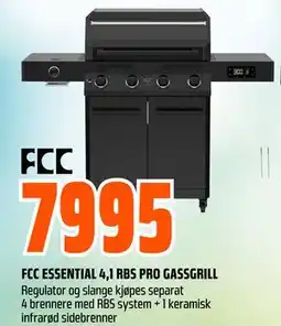 Obs Bygg FCC ESSENTIAL 4,1 RBS PRO GASSGRILL tilbud