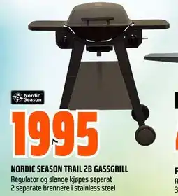 Obs Bygg NORDIC SEASON TRAIL 2B GASSGRILL tilbud