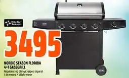 Obs Bygg NORDIC SEASON FLORIDA 4+1 GASSGRILL tilbud