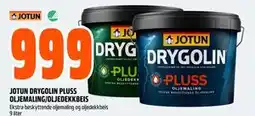Obs Bygg JOTUN DRYGOLIN PLUSS OLJEMALING/OLJEDEKKBEIS tilbud