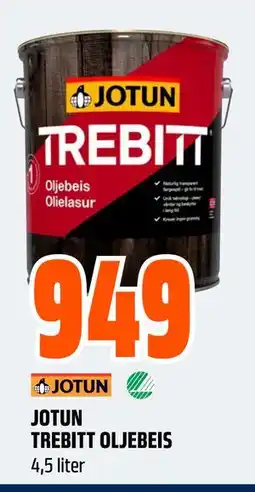 Obs Bygg JOTUN TREBITT OLJEBEIS tilbud