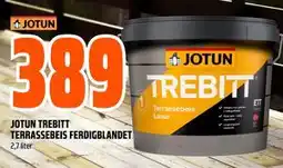 Obs Bygg JOTUN TREBITT TERRASSEBEIS FERDIGBLANDET tilbud