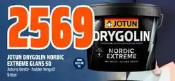 Obs Bygg JOTUN DRYGOLIN NORDIC EXTREME GLANS 50 tilbud