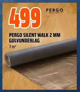 Obs Bygg PERGO SILENT WALK 2 MM GULVUNDERLAG tilbud