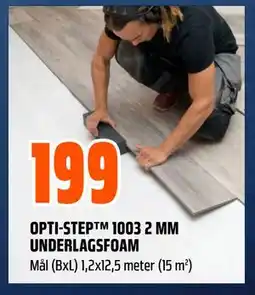 Obs Bygg OPTI-STEP 1003 2 MM UNDERLAGSFOAM tilbud