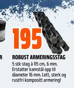 Obs Bygg ROBUST ARMERINGSSTAG tilbud