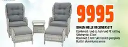 Obs Bygg BOHEM HELLE RECLINERSETT tilbud