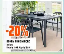 Obs Bygg BOHEM NYHEIM BORD tilbud