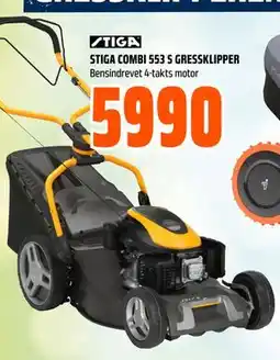 Obs Bygg STIGA COMBI 553 S GRESSKLIPPER tilbud