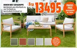 Obs Bygg BOHEM RØST SOFAGRUPPE tilbud