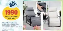 Obs Bygg Bohem Tiller reclinerstol tilbud