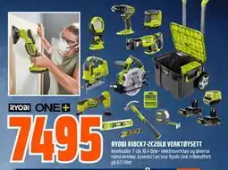 Obs Bygg RYOBI R18CK7-2C20LB VERKTØYSETT tilbud