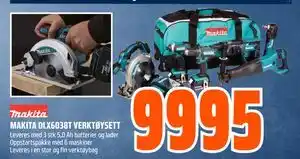 Obs Bygg MAKITA DLX6038T VERKTØYSETT tilbud