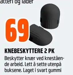 Obs Bygg KNEBESKYTTERE 2 PK tilbud