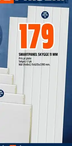 Obs Bygg SMARTPANEL SKYGGE 11 MM tilbud