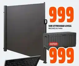 Obs Bygg VARI UTTREKKBAR LEVEGG tilbud