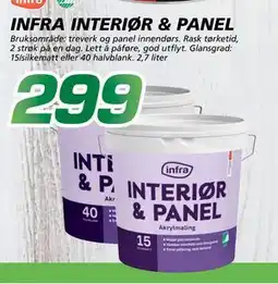 Coop Byggmix INFRA INTERIØR & PANEL tilbud