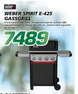 Coop Byggmix WEBER SPIRIT E-425 GASSGRILL tilbud