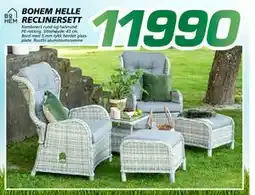 Coop Byggmix BOHEM HELLE RECLINER tilbud