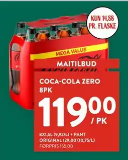Jacobs COCA-COLA ZERO 8PK tilbud