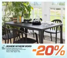 Coop Byggmix BOHEM NYHEIM BORD tilbud