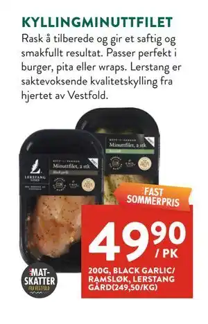 Jacobs KYLLINGMINUTTFILET tilbud