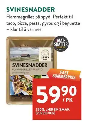 Jacobs SVINESNADDER tilbud