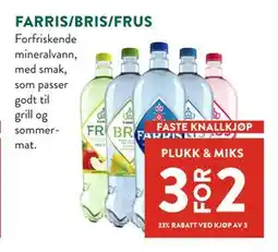 Jacobs FARRIS/BRIS/FRUS tilbud