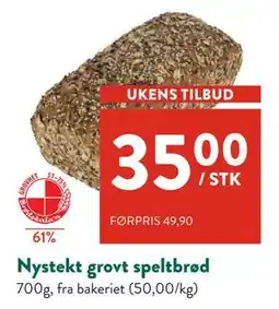Jacobs Nystekt grovt speltbrød tilbud