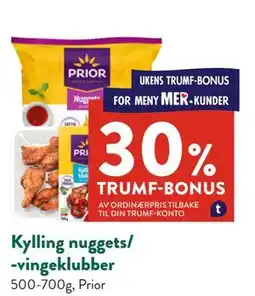 Jacobs Kylling nuggets/ -vingeklubber tilbud