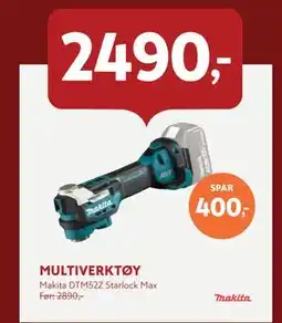 Byggmakker MULTIVERKTØY tilbud