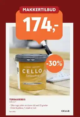 Byggmakker TERRASSEBEIS tilbud