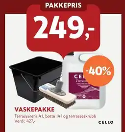 Byggmakker VASKEPAKKE tilbud