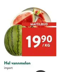 Jacobs Hel vannmelon tilbud