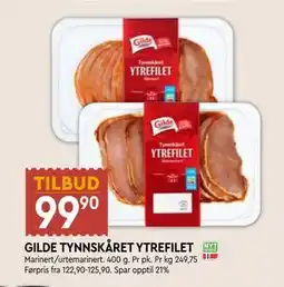 Coop Mega GILDE TYNNSKÅRET YTREFILET tilbud