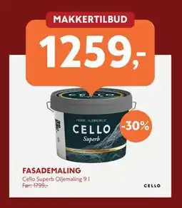 Byggmakker FASADEMALING tilbud